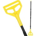 thumbnail image 2 of RGHJAR-Commercial Mop Handle Heavy Duty,58" Industrial Mop Stick,Wet Mops Head Replacement Holder for Professional/Industrial Floor Cleaning, Yellow, 2 of 4