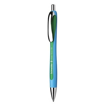 Slider Rave Green Ballpoint Pen with ViscoGlide Ink System by Schneider, Article type: pen By Schneider Schreibgerte