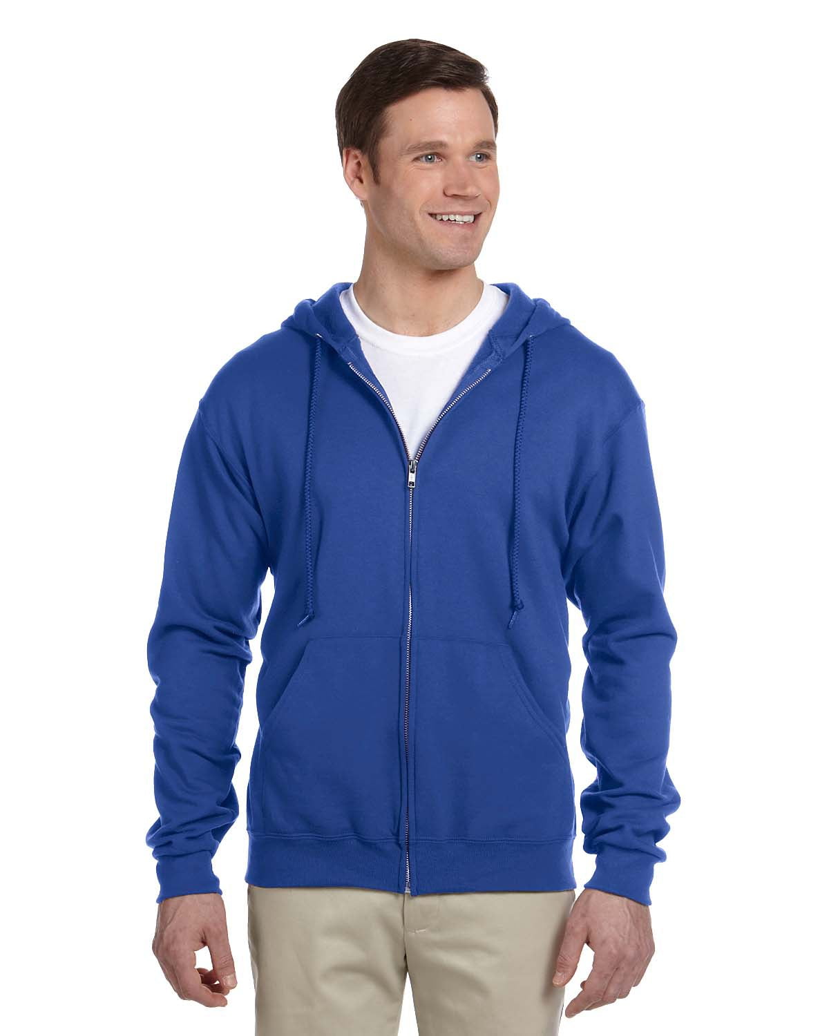 JERZEES - Jerzees Men's Nublend Full-Zip Hooded Sweatshirt - 993M ...