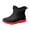 Red, variant on Water Boots for Women with Adjustable Straps Non Slip Waterproof Round Toe Pull-on Ankle Rain Shoes for Outdoor Rainy Days Gardening