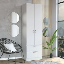 ワードローブ Costway 16-Cube Portable Closet Wardrobe Armoire Bedroom