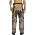 thumbnail image 3 of Junzan Men'S Pajama Pants Pug Dog Yoga Sleepwear Pants Pj Bottoms Drawstring And Pockets, 3 of 9