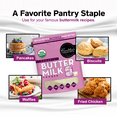 thumbnail image 6 of Healthier Comforts Organic Buttermilk Powder 21oz | USDA Certified, Kosher, Gluten Free, Non-GMO | Baking Supplies, Biscuits & Gravy, Mini Pancakes, 6 of 8