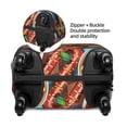 thumbnail image 2 of Susaid Vibrant Picnic Food Spread Print Elastic Washable Suitcase Cover with Hidden Zipper, Fits 18-32 Inch Luggage for Protection During Travel-Large, 2 of 7