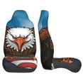 thumbnail image 3 of Yiaed Cartoon Bald Eagle USA Print Car Seat Covers,Universal Auto Seats Protector Fits for Car,SUV Sedan,Truck,Automotive Seat Covers & Accessories(Two packs), 3 of 7