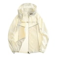 thumbnail image 3 of Wiyuqeen Lightweight Jacket Women Waterproof Windbreaker Jacket Full Zip Long Sleeve Hooded Coats with Pocket Breathable Sun Protection Wear, 3 of 8