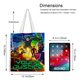 thumbnail image 5 of Young Justice Bolso de tela con estampado de lienzo para mujer, bolsa de compras reutilizable y estética, con cremallera interior, regalo para mujer,38*45cm., 5 of 6