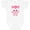AA-White, variant on Inktastic Cute Pink Spring Owl Girls Baby Bodysuit