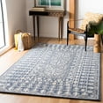 thumbnail image 2 of SAFAVIEH Micro-Loop Anson Floral Area Rug, Blue/Ivory, 8' x 10', 2 of 7