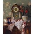 thumbnail image 2 of Josef Schuster 20x24 Black Ornate Framed Double Matted Museum Art Print Titled: Antiquity Life with Fireplace Watch, 2 of 5