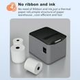 thumbnail image 4 of Bisofice POS-8370 High-Speed 220mm/s Direct Thermal Receipt Printer with USB+LAN Interfaces, 80mm Paper Width, 83mm Large Paper, Partial Auto Cutter, 203DPI Resolution, Wall-Mountable Design, 110V US, 4 of 7