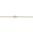 thumbnail image 4 of Real 14kt Yellow Gold .6 mm Carded Cable Rope Chain; 16 inch; for Adults and Teens; for Women and Men, 4 of 6
