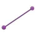 thumbnail image 1 of Solid Titanium Industrial Piercing 14G- 1.5"(38mm) Barbells - Sold Each, 1 of 6