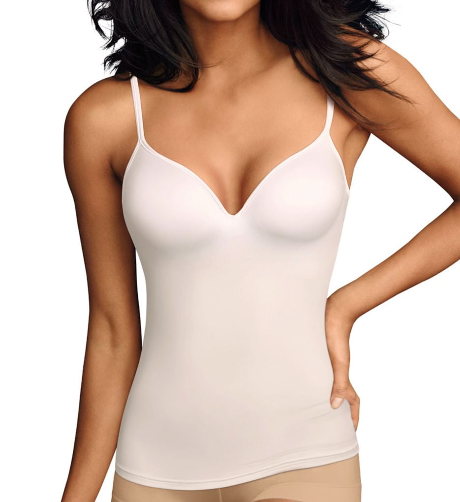 MAIDENFORM Endlessly Smooth Foam Cup Camisole DM1006 Black $54 