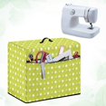 thumbnail image 4 of HELLHERO Polka Dot Lime Green Background Sewing Machine Cover with Pockets for Extra Accessories Dustproof Protective Case Reusable Fits Most Sewing Machines, 4 of 8