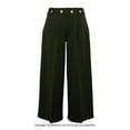 thumbnail image 1 of Panatalón George Para Mujer Talla CH Color Verde Corte Wide Leg, 1 of 4