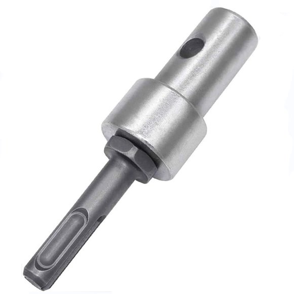 Auger Drill Adapter, Ice Auger Adapter, Keyless Thread, Round Shank Drill Chuck Adapter