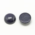 thumbnail image 2 of 5 pc Blue Goldstone Cabochons Dyed Half Round/Dome 12x5mm, 2 of 2