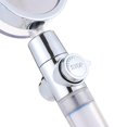 thumbnail image 5 of Turbo Charged Turbo Fan with Filter and Pause Switch Pressurized Massage Rainfall Shower Head 360 Rotated Handheld Turbocharged Pressure Water Flow Regulation SILVER WITH FILTER COTTON, 5 of 8