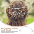 thumbnail image 2 of Wedding Crystal Hair Comb Wedding Bride Hair Comb Decorative Bridal Hair Comb Wedding Decor, 2 of 8