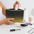 thumbnail image 6 of Picia Gold Glitter Gradient Printed Leather Travel Toiletry Bag,Cosmetic Organizer, Makeup Travel Bag, Durable Travel Pouch, Compact Toiletry Bag, Travel Accessories, 6 of 6