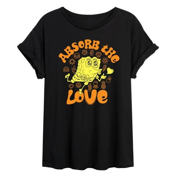 SpongeBob SquarePants - Absorb The Love - Women's Oversized T-Shirt