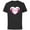 Black, variant on Marvel Spider-Man Ghost Spider Spider-Gwen Heart Mask Logo - Short Sleeve Cotton T-Shirt for Adults - Customized-Black