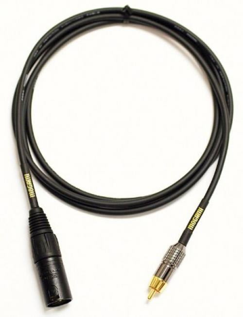 Mogami Gold XLRM RCA 06 XLR Male to RCA Patch Cable 6 feet by Mogami
