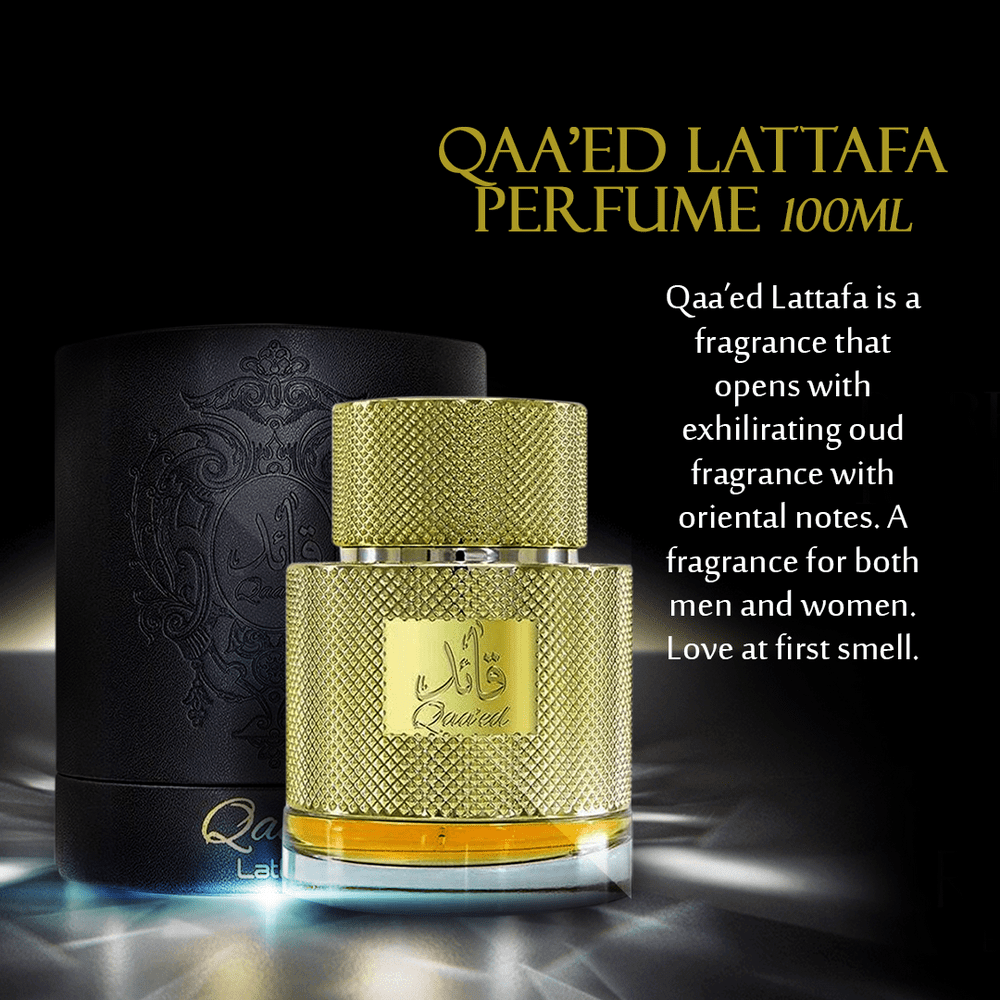 Qaa'ed Eau De Parfum Spray (100 ml 3.4Fl oz) by Lattafa 3 pack