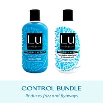 Lu by LatinUs Beauty CONTROL 2-Piece Anti-Frizz Hair Set: 12oz Shampoo & Conditioner (24 oz)