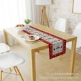 thumbnail image 1 of Xmas Table Runner Printed Embroidered Washable Centerpiece Home Party Restaurant Coffee Placemat Festival Tablecloth Party Coffee Decorations Linen, 1 of 1