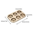 thumbnail image 5 of Bdday Silicone Molds for Food 6/12 Hole Donut Baking Tool Mini Cake Model Household Non Stick Baking Tray Baking Supplies, 5 of 5