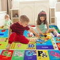 thumbnail image 6 of AKASISRUG Kids Play Rug for Playroom, Kids Play Mat ABC Educational Area Rug, Toddler Baby Playroom Mat, Alphabet Animal Soft Non-Slip Kids Rug Carpet for Boy Girl Bedroom, 6 of 7