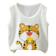 thumbnail image 1 of Gibobby Blusas Elegantes Para Niños Camisa para niños pequeños Estampados de dibujos animados Botón de manga corta Chacket Niños Niñas Camisa Tops Outwear(Amarillo, 3-4 Años), 1 of 5