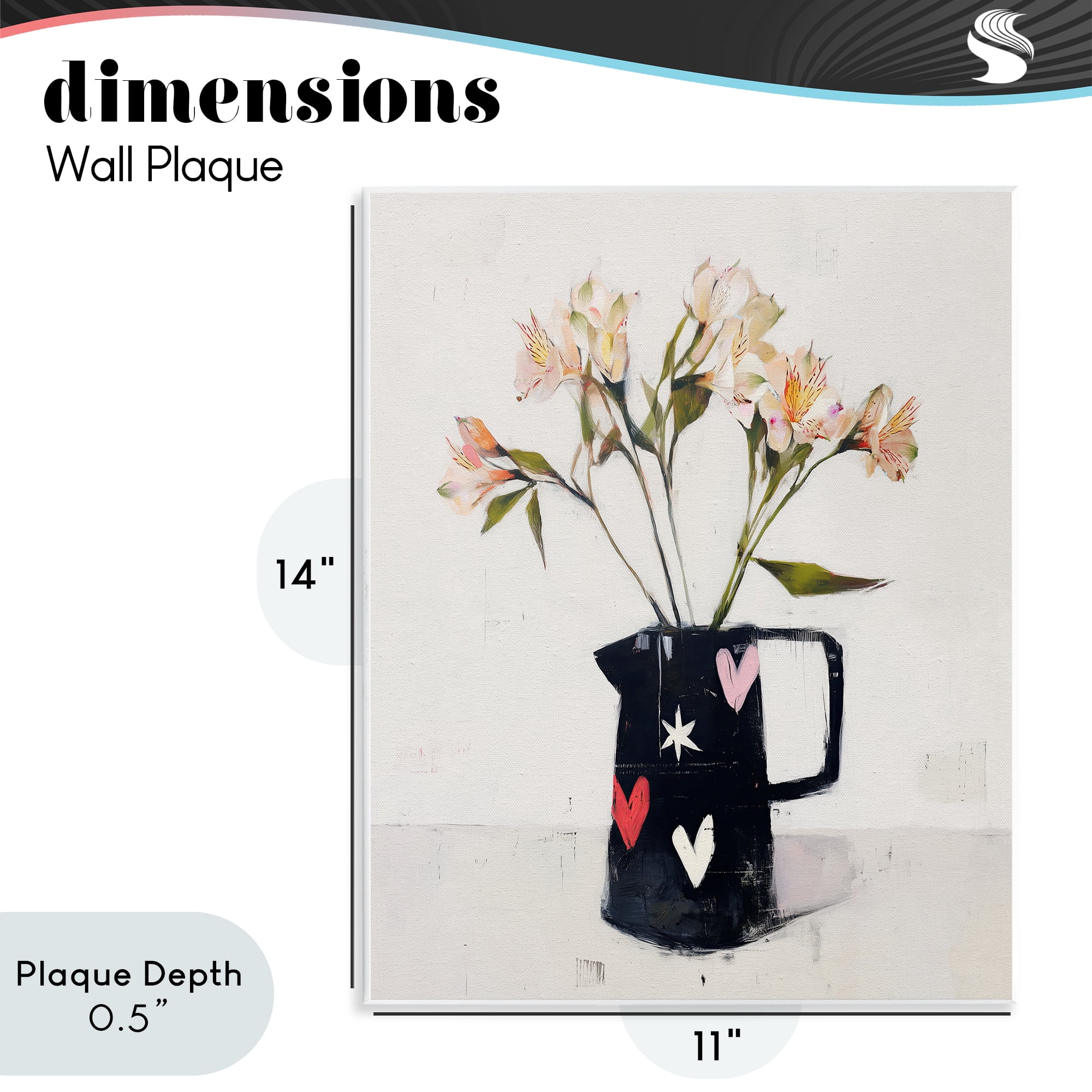 Stupell Industries Urban Mirage of Petals Wall Plaque Art, design by Svetlana Aleynikova