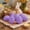 Purple, variant on Easter Foam Eggs Decorative Velvet Textured Multicolor Faux Eggs Spring Home Decor Table Wreath Fillers Mantel Shelf Party Decoration Centerpiece Craft Display Gift Set Accent