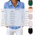 thumbnail image 3 of QIYAGBSA Long Sleeve Shirts for Women Button Down Soft Corduroy Collared Solid Color Casual Fall Winter Layering Tops (Wine, S), 3 of 5