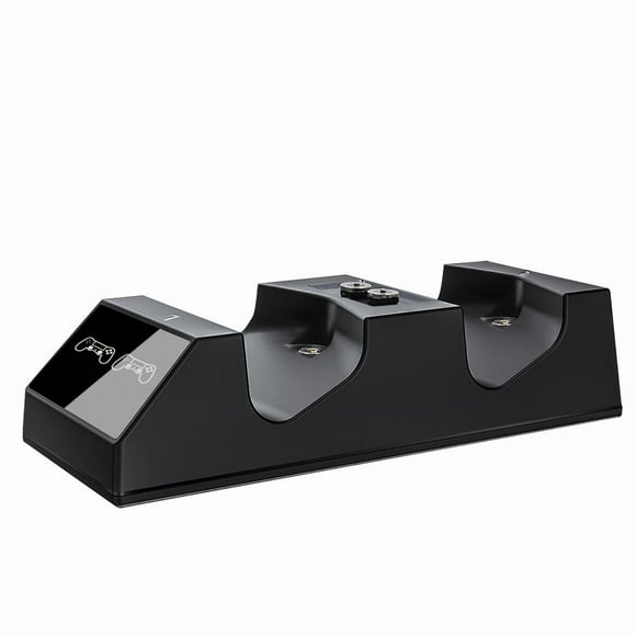 TFixol PS4 Controller Charger Station Dual Charger Dock with 2 Micro USB Charging Dongles for PS4 PS4 Slim PS4 Pro Controller