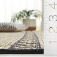 thumbnail image 4 of SAFAVIEH Natural Fiber Nanette Striped Area Rug, Natural/Gray, 6' x 6' Round, 4 of 7