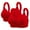 Red, variant on ATENAR Bras for Women,Wireless Bras for Women,Womens Bras,Comfort Fit,Adjustable Strap,Solid,Nylon,Spandex,Black,40
