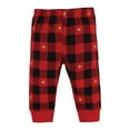 thumbnail image 3 of Hudson Baby Girl Cotton Pants, Gold Heart Plaid, 5T, 3 of 6
