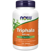 Now Supplements, Triphala 500 Mg, Combination Of Harada, Amla And Behada, 120 Tablets