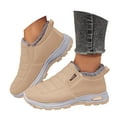 thumbnail image 3 of YLYL Winter Snow Boots for Women Warm Waterproof Non Slip Arch Support Outdoor Hiking Shoes, 3 of 8