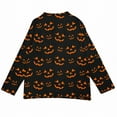 thumbnail image 4 of Pyhlmscde Women's Halloween Printed Loose Casual Knit Cardigan Outerwear, Cardigan Sweaters for Women, Fall Clothes, Womens Tops, 4 of 5