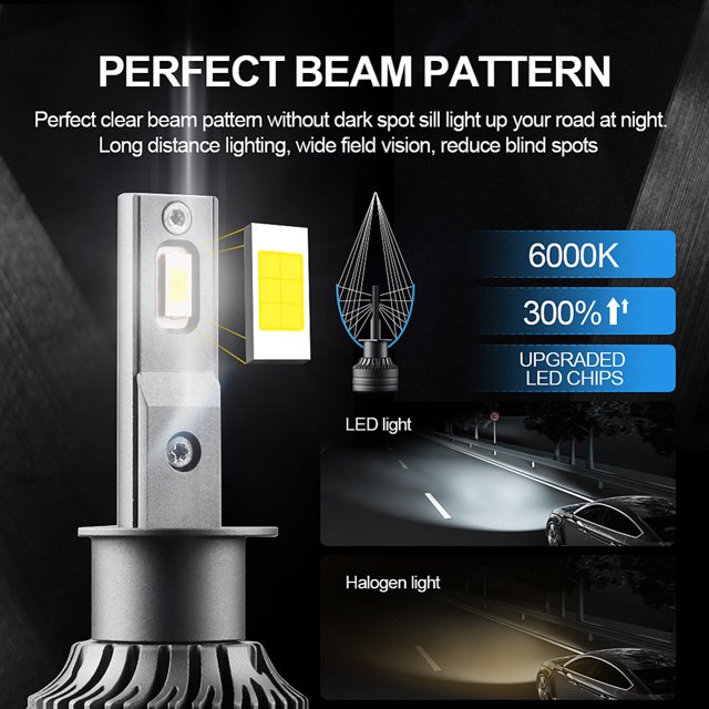 Lámpara antiniebla automática P1 H7 H1 H11 H4 LED Luz antiniebla 9005 9006 H8 HB2 HB4 IP68 a prueba de agua Ndcxsfigh Accesorios para autos y motos