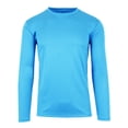 thumbnail image 2 of Men's Moisture Wicking Long Sleeve Performance Crew Neck Tagless Tee (Sizes, S-2XL), 2 of 6