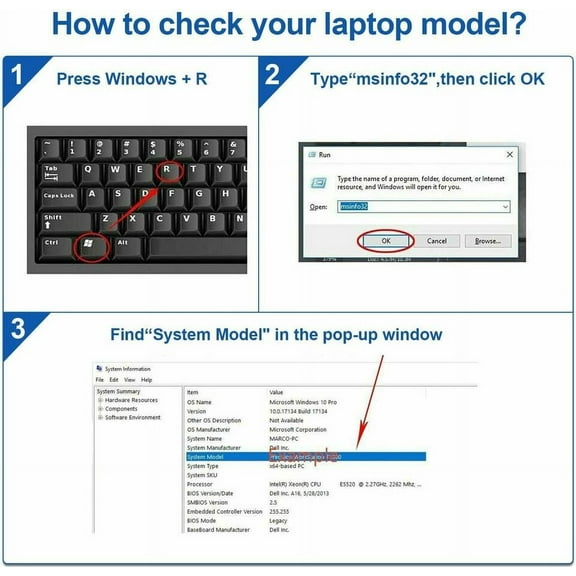 6GTPY Laptop Battery For Dell XPS 15 9560 9550 Precision 5510 5520 M5520 5XJ28