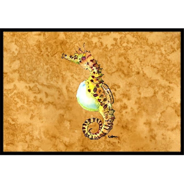 Carolines Treasures 8640JMAT Seahorse Paillasson Intérieur Ou Extérieur - 24 x 36 Po