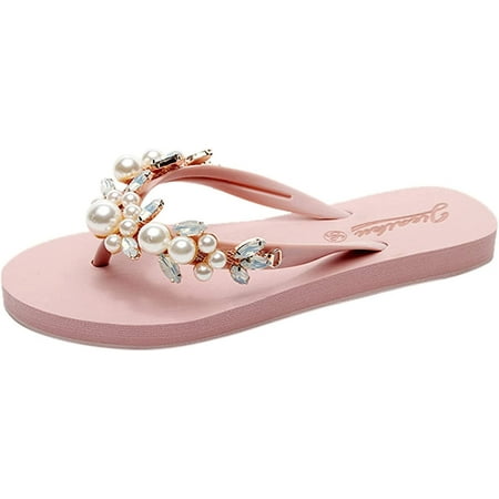 

beiousalie Outdoor Slippers for Women Breathable Anti-Slip Platform Flip Flops Roman Large Size Summer Beach Sandals