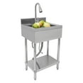 thumbnail image 2 of 22"Restaurant Kitchen Sink,Stainless Steel Sink,Free Standing Commercial Kitchen, 2 of 20